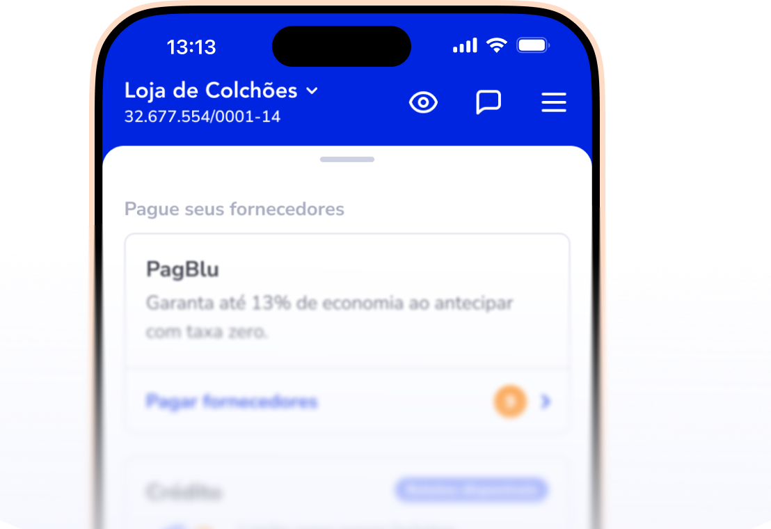 Abrir conta na Blu
